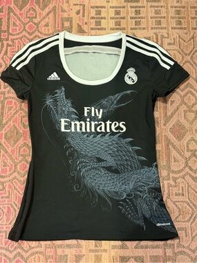 Adidas x Yohji Yamamoto Real Madrid 2014/15 Dragon Jersey Women L
